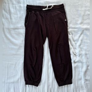 American Giant brown jogger sweatpants women’s